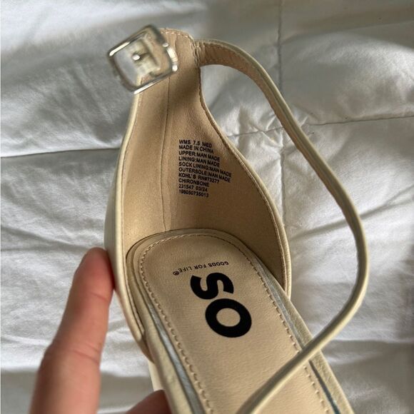 SO Nude Block Heel Sandals – Size 7.5 - Picture 10 of 11